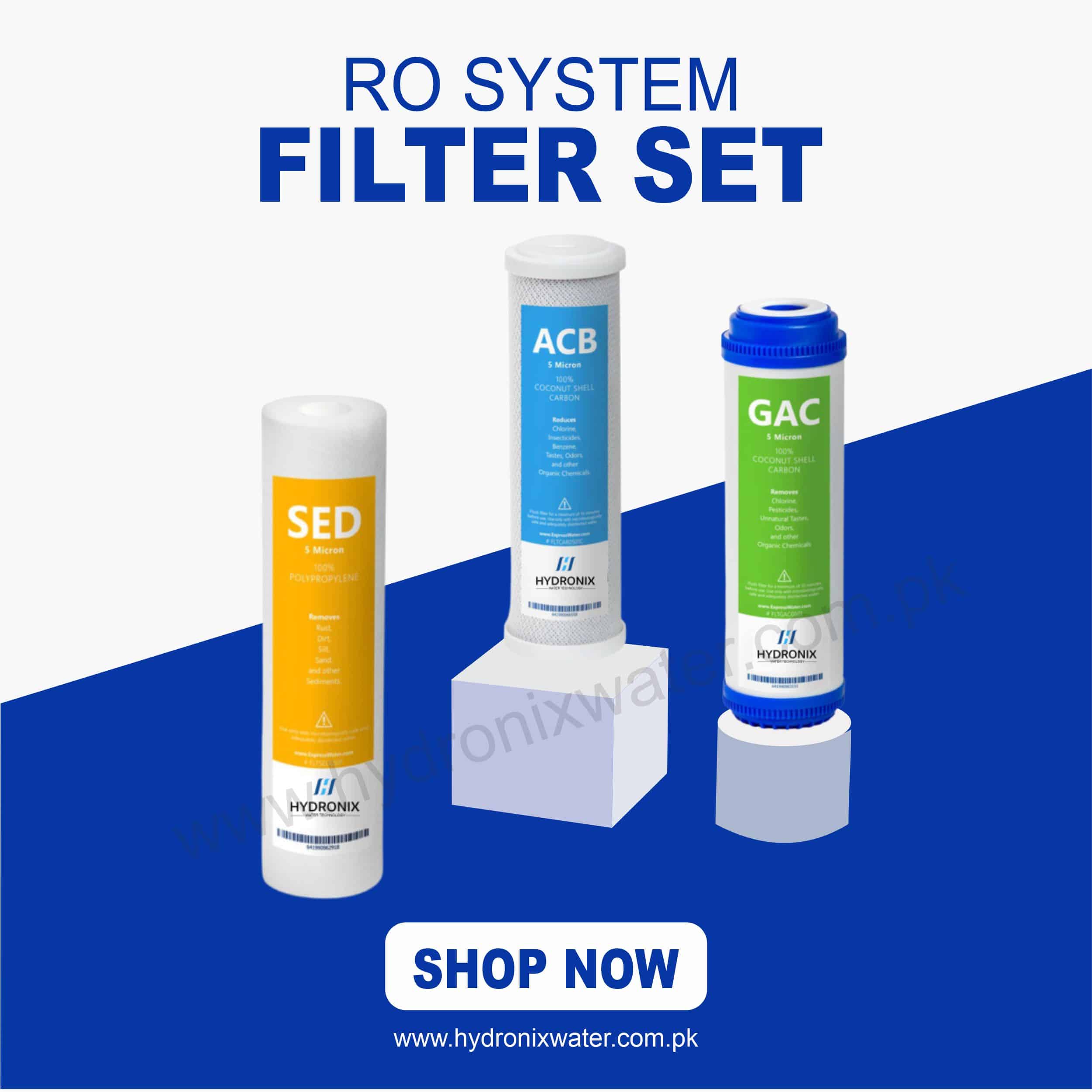 Hydronix RO Replacement Filters Set